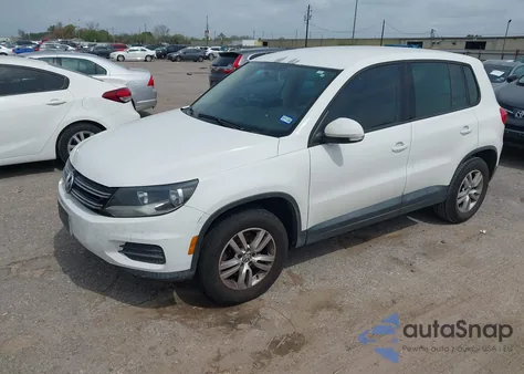 2012 Volkswagen Tiguan Le from USA, damaged, VIN WVGAV7AX2CW577751